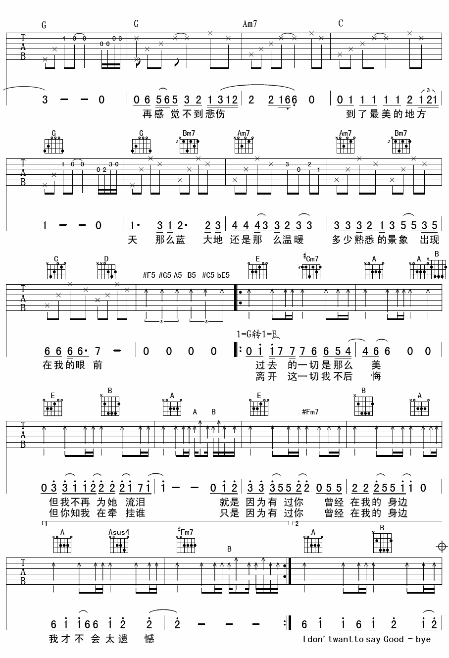 黑豹乐队 I Dont want to say good-bye