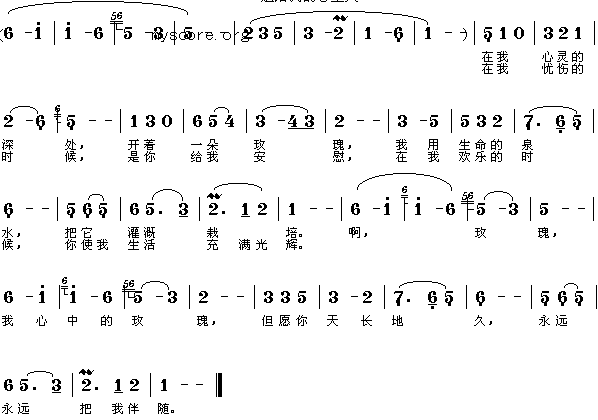 心中的玫瑰