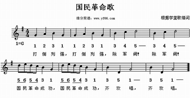 国民革命歌