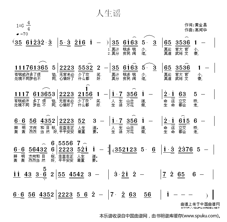 人生谣