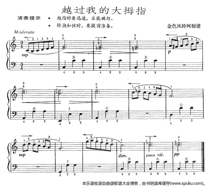 越过我的大拇指-
