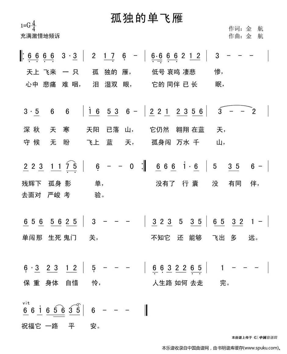孤独的单飞雁
