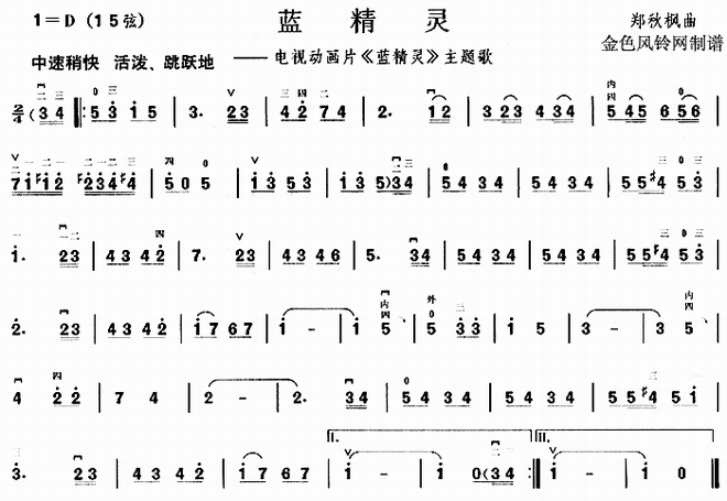 蓝精灵(同名电视动画片主题歌)