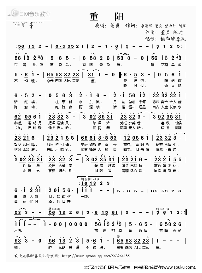 重阳——董贞（）