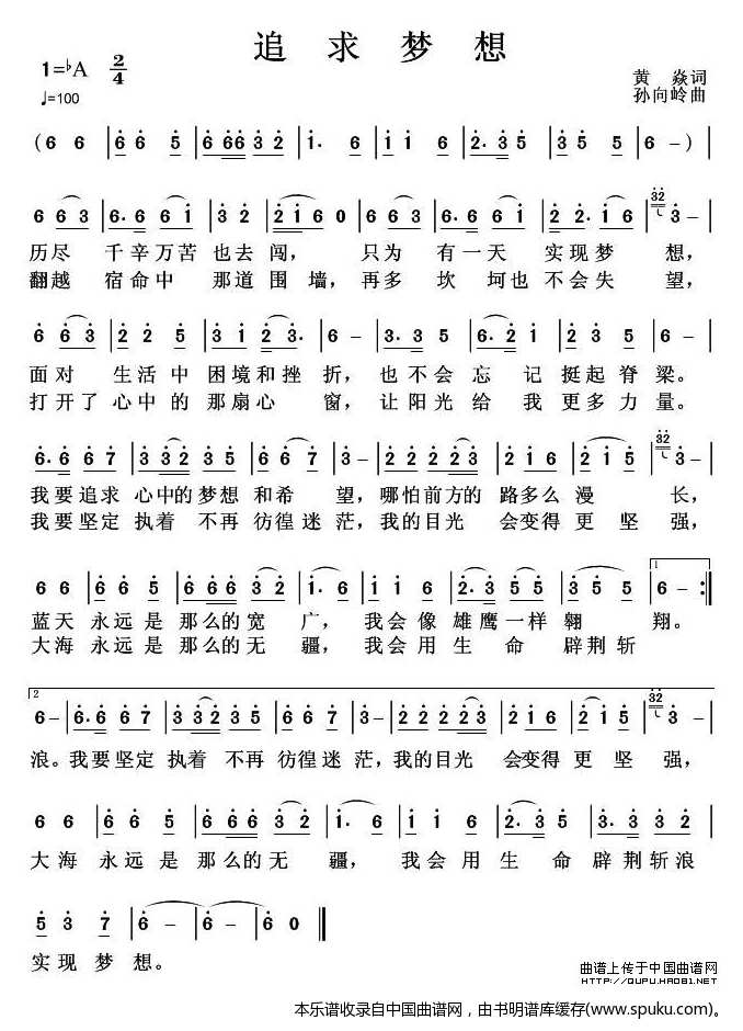 追求梦想