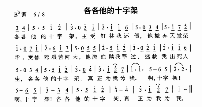 各各他的十字架