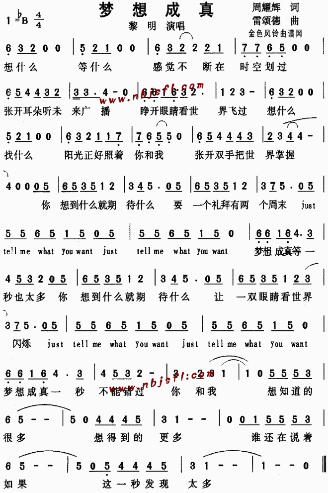 梦想成真