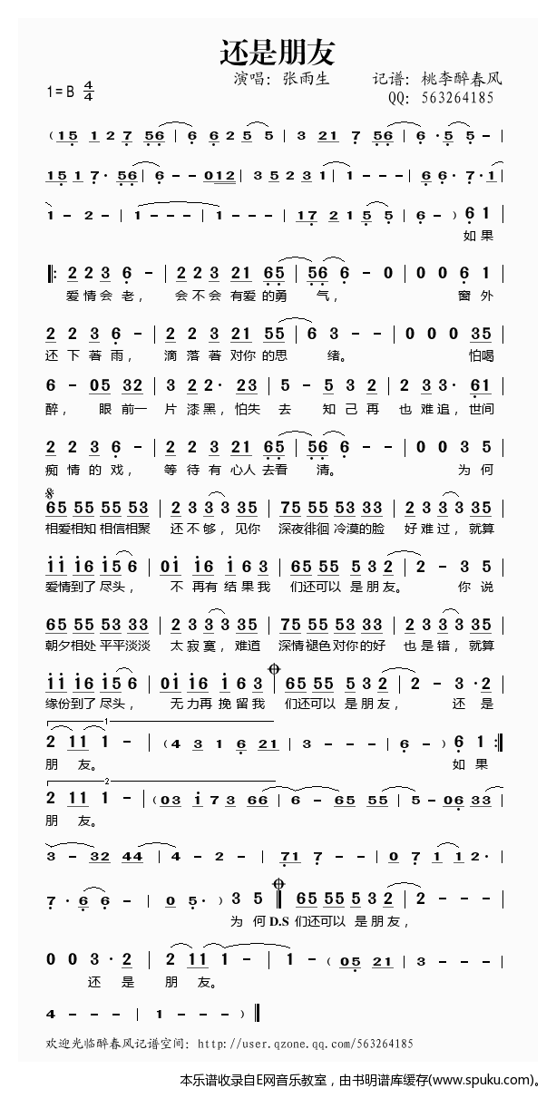还是朋友——张雨生（）