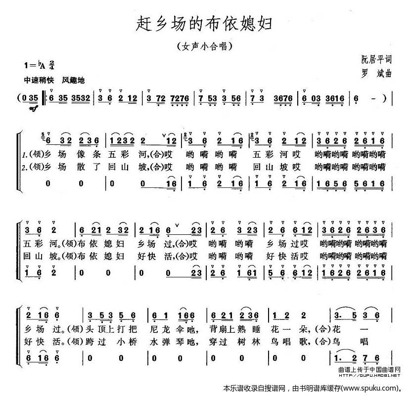 赶乡场的布依媳妇