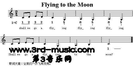 Flying To The Moon