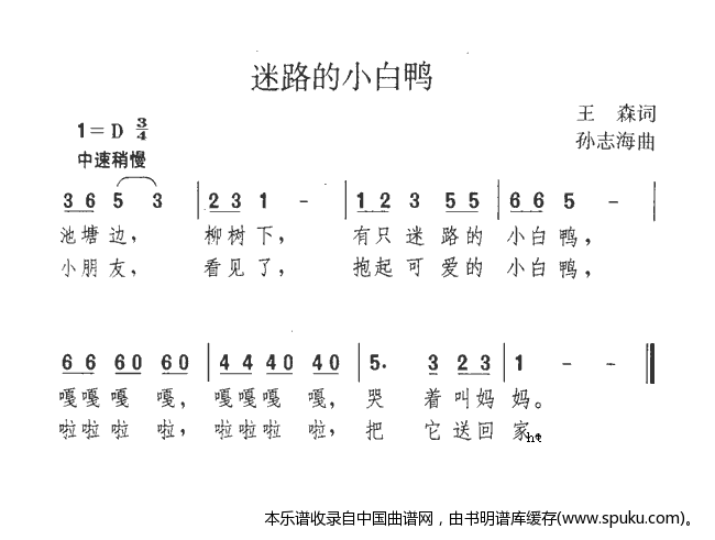 迷路的小白鸭