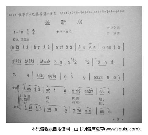 盖新房（电影瓜熟蒂落插曲）