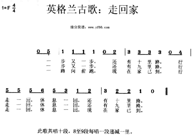 走回家