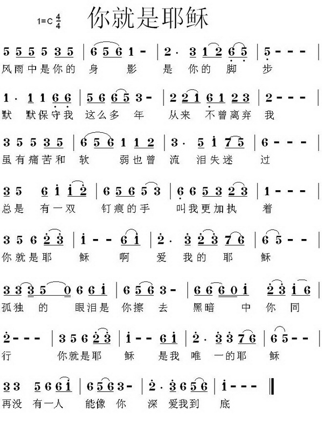 你就是耶稣