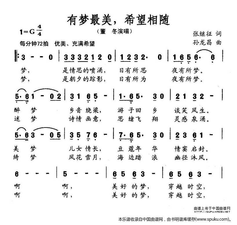 有梦最美，希望相随