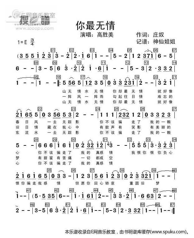 你最无情-高胜美
