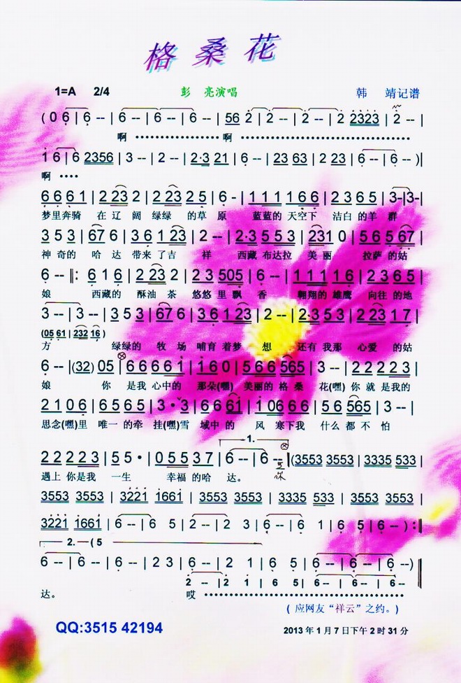 格桑花
