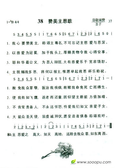 赞美主恩歌