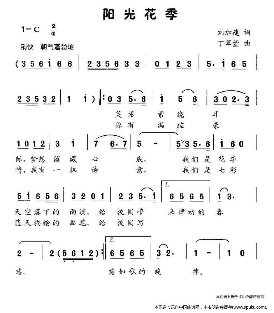 阳光花季