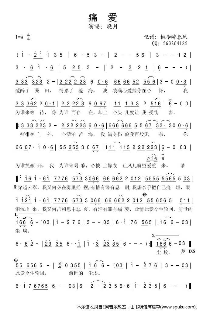 痛爱—晓月
