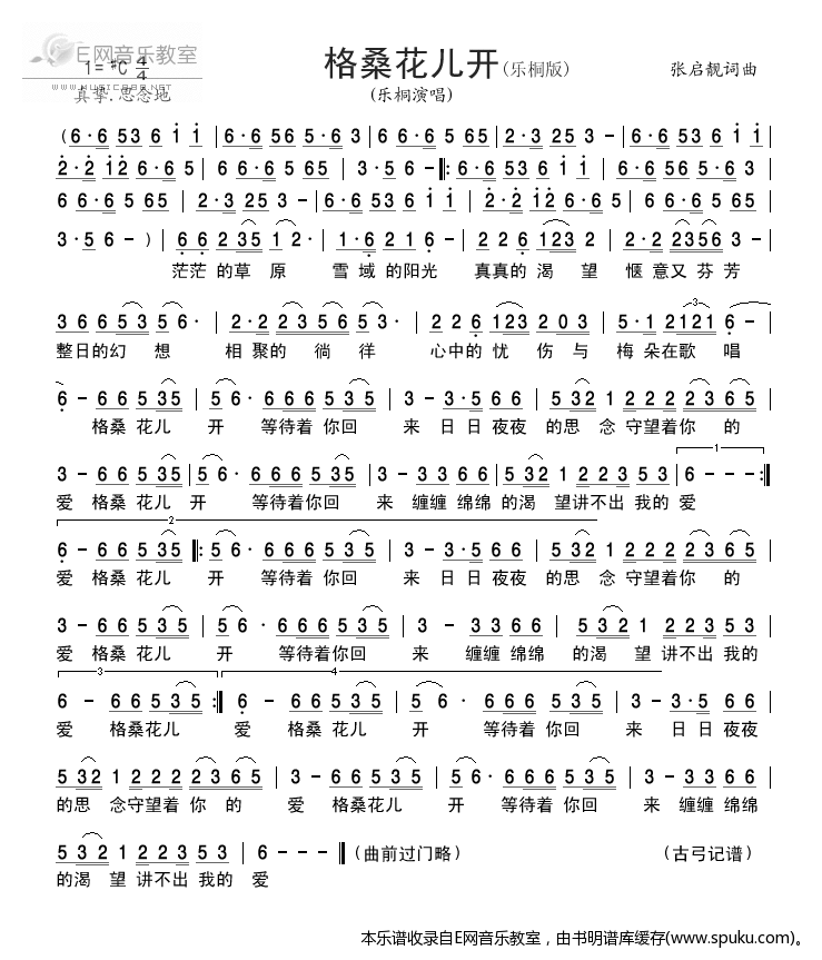 格桑花儿开-乐桐