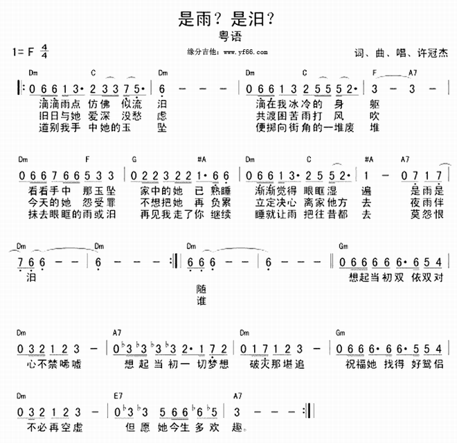 是雨是泪
