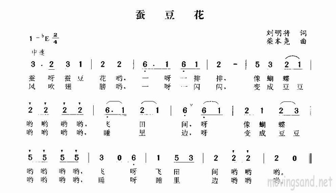 蚕豆花