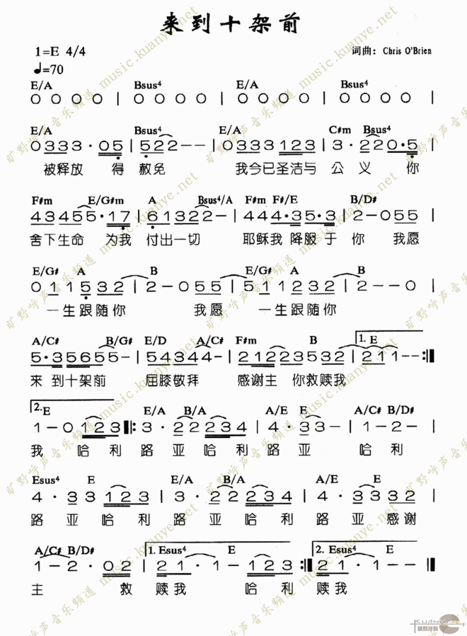 来到十架前_来到十架前