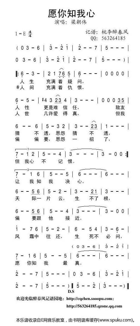 愿你知我心（梁朝伟版绝代双娇主题曲）—梁朝伟
