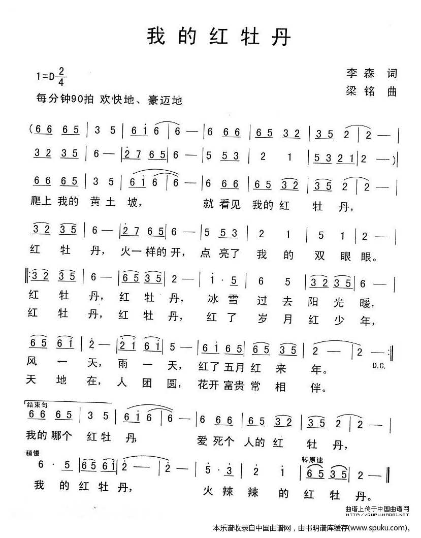 我的红牡丹