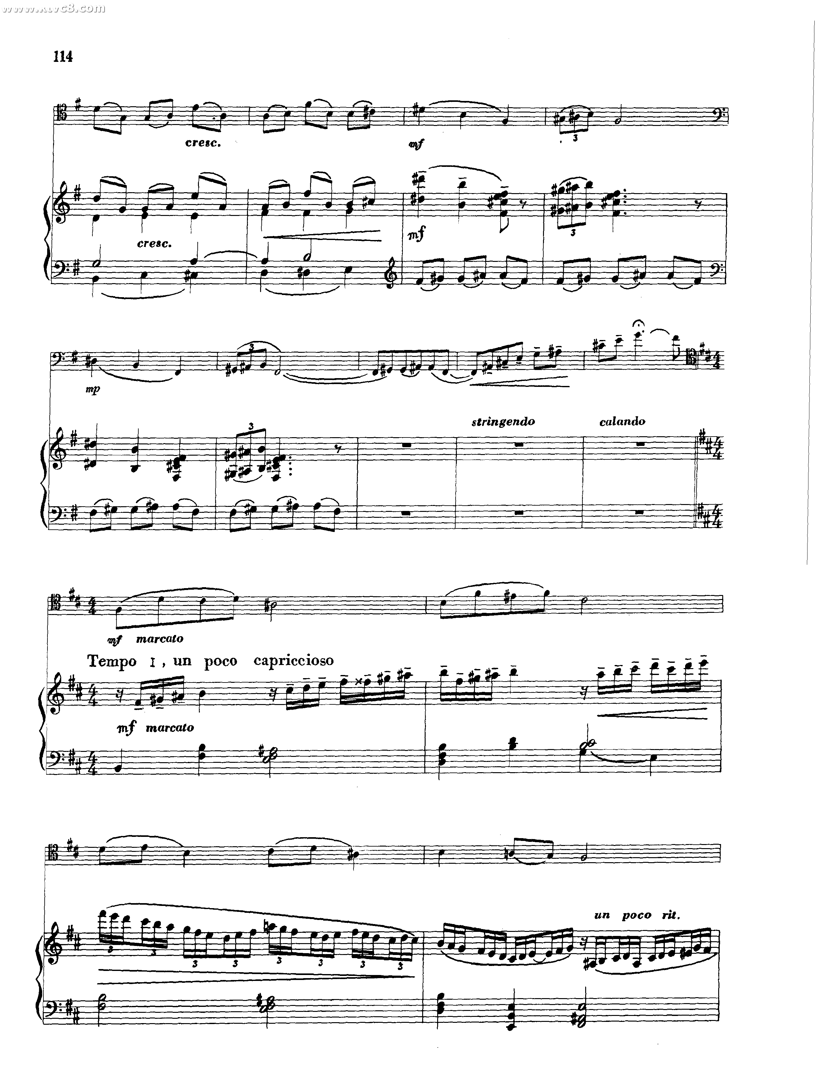 夜曲 铜管乐谱