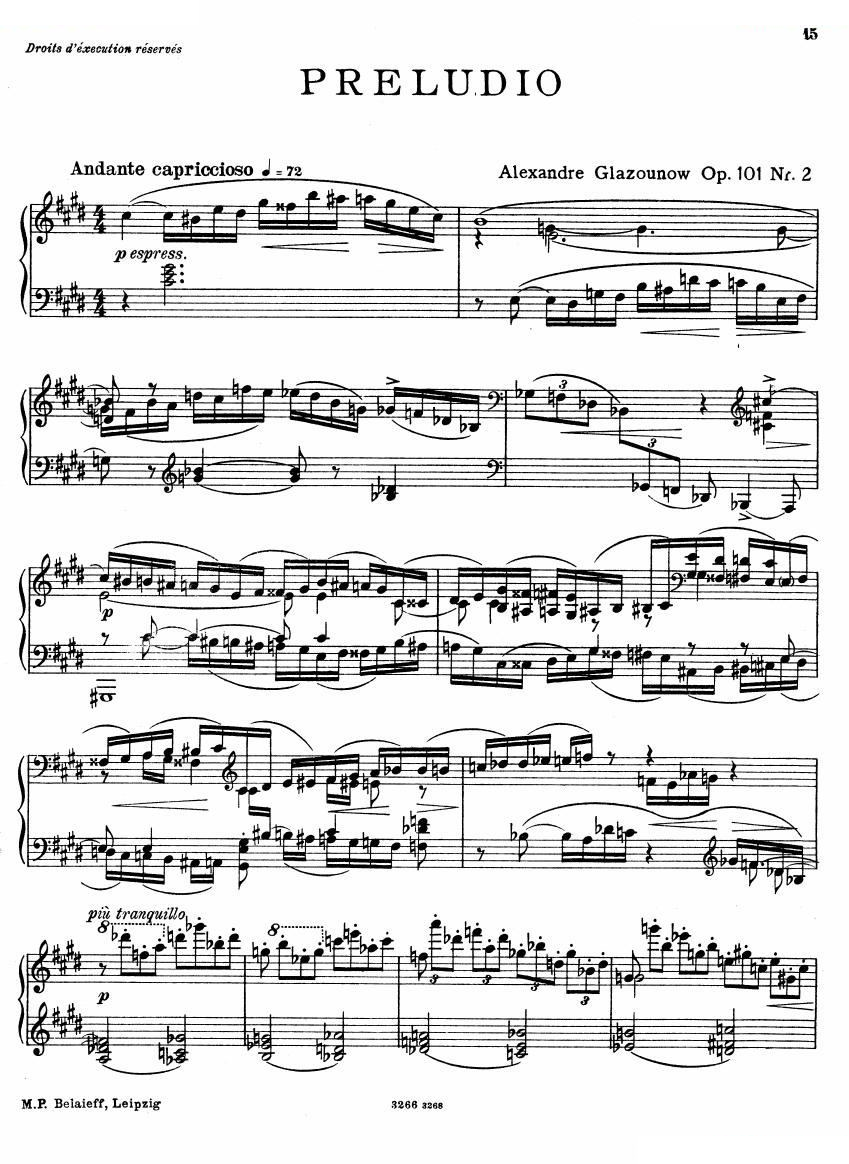101-2 - prelude and fugue prelude and fugue -