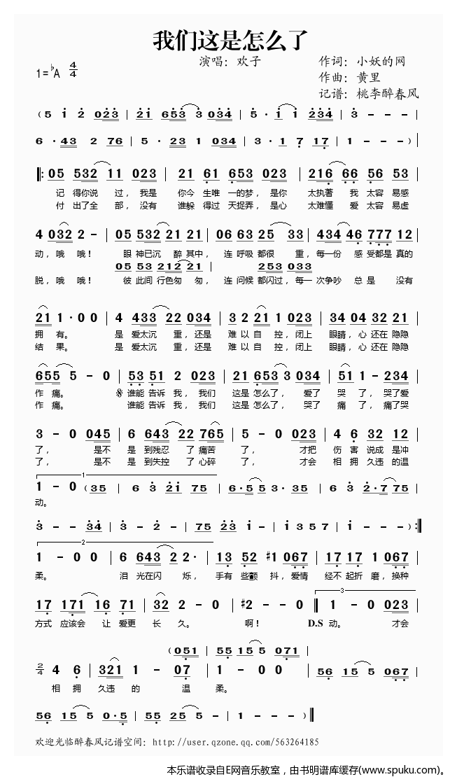 我们这是怎么了——欢子（）
