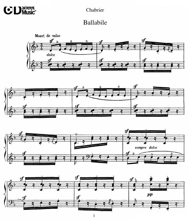 Chabrier - Ballabile Ballabile -