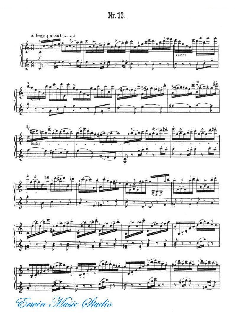 加维尼耶-24首隨想曲Pierre Gavinies 24 Caprices 13-16 提琴谱
