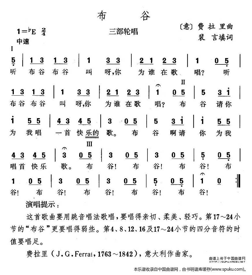 可爱的画眉鸟（英）