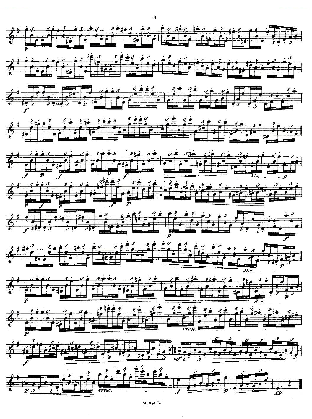 24首长笛练习曲 Op.15 之1—5 铜管乐谱
