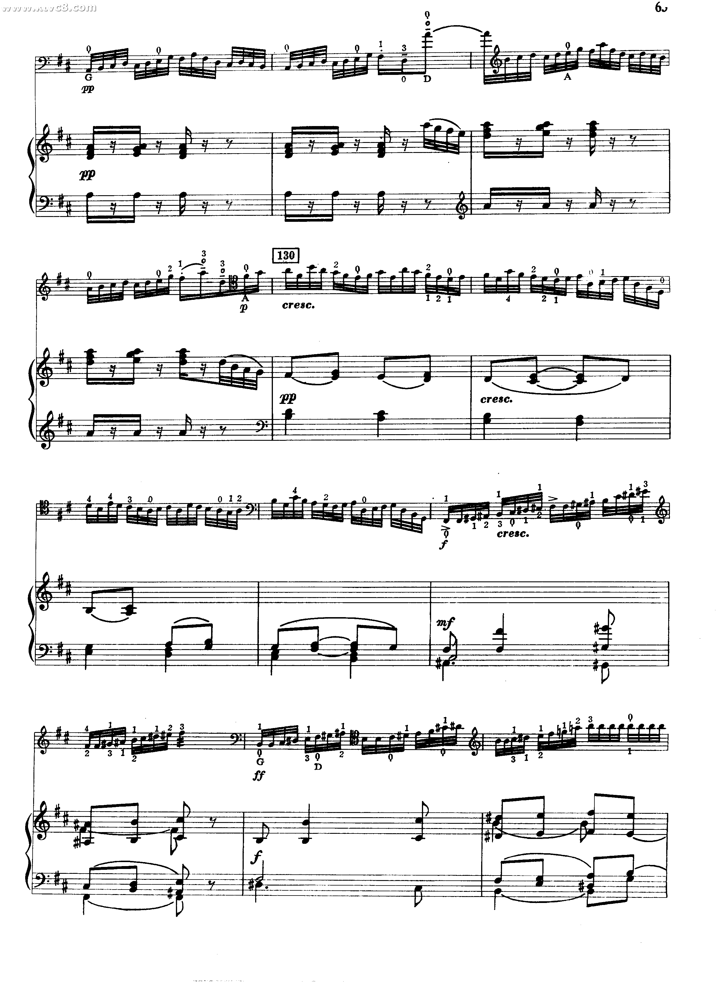 随想曲 提琴谱