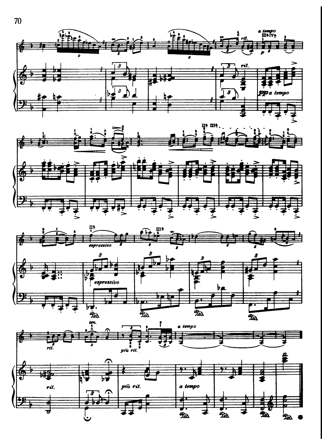 探戈舞曲 tango 提琴谱