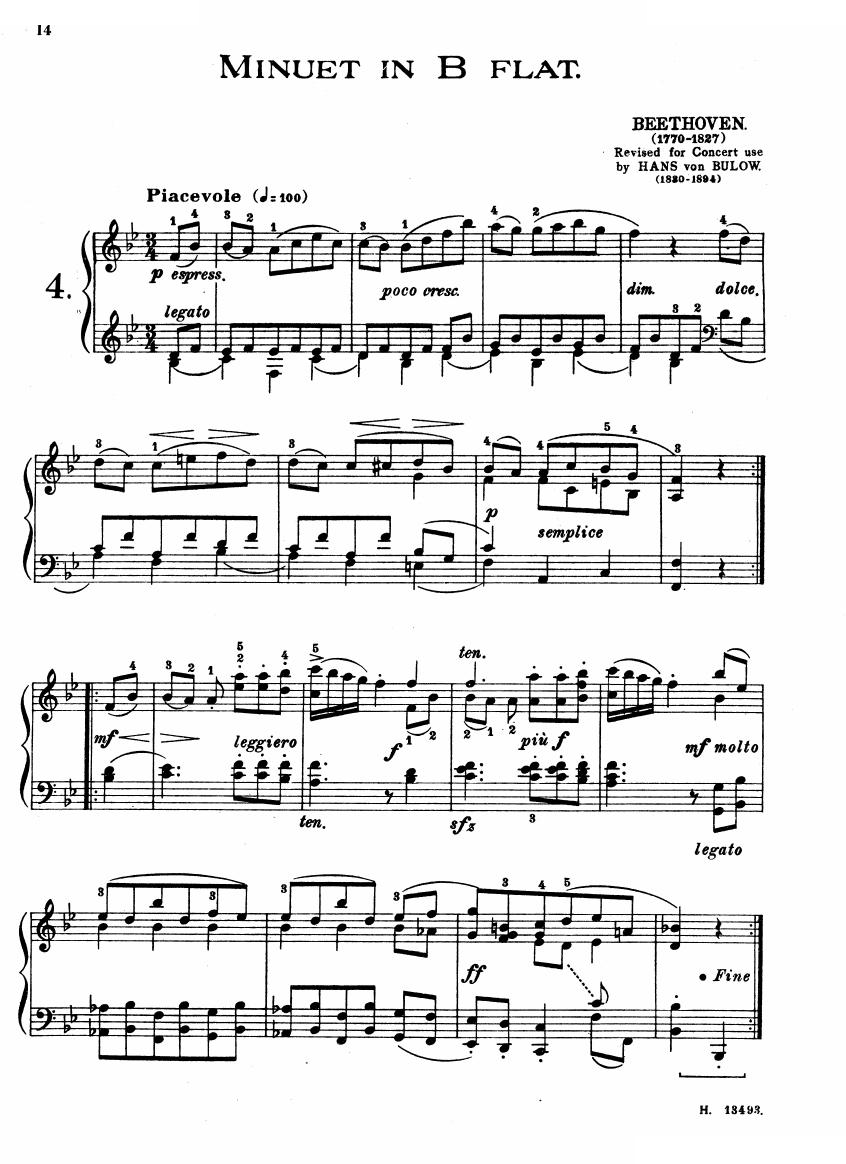 Beethoven - Minuet Minuet -