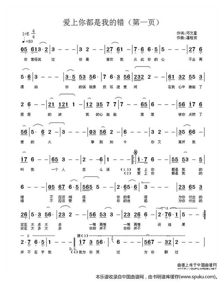 爱上你都是我的错