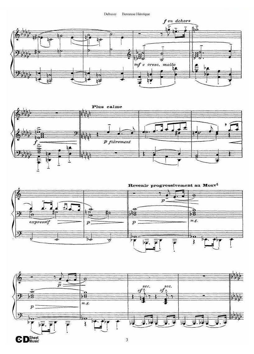 Debussy - Berceuse Héro_que Berceuse Héro_que -