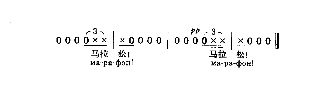 马拉松体育之歌插曲