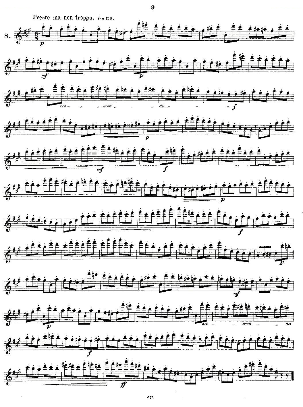 Andersen etude op30 之1—12（练习曲作品30号） 铜管乐谱
