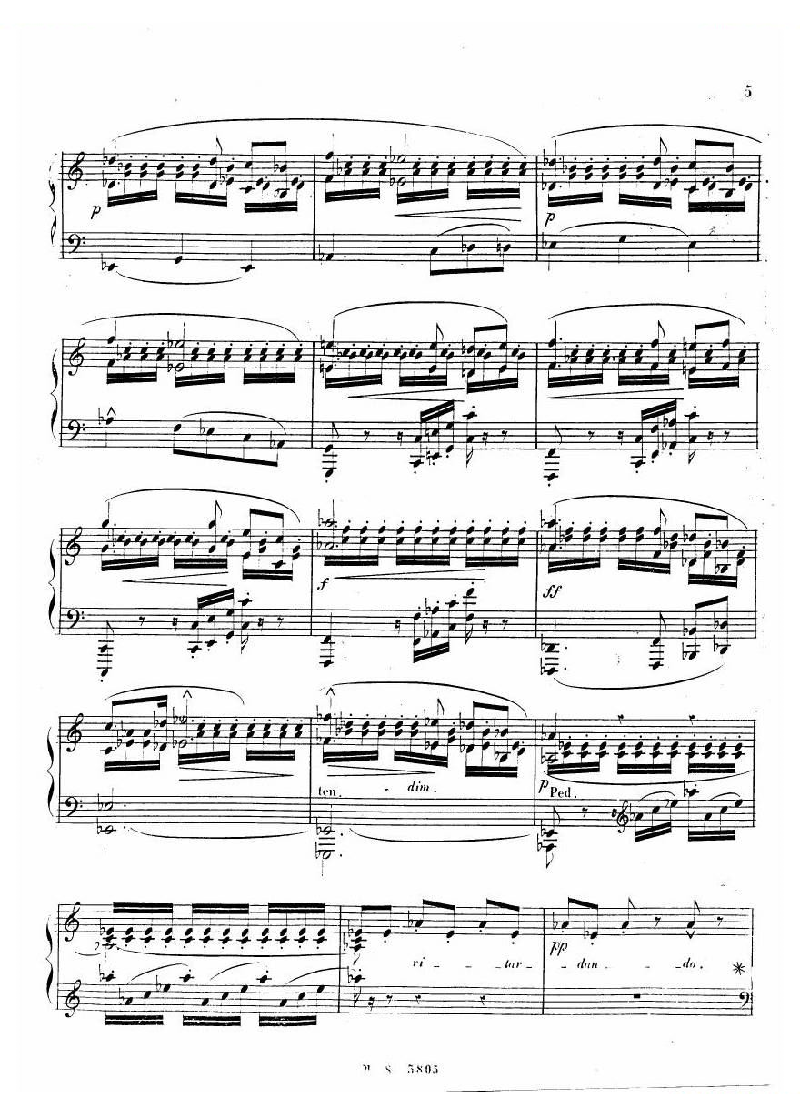 Dreyschock - etude Le Tremolo etude Le Tremolo -
