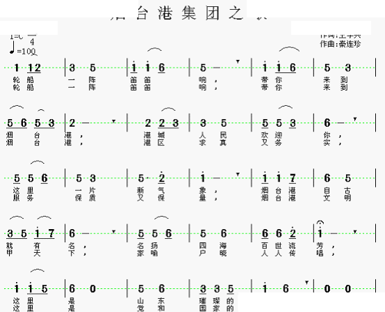 烟台港集团之歌