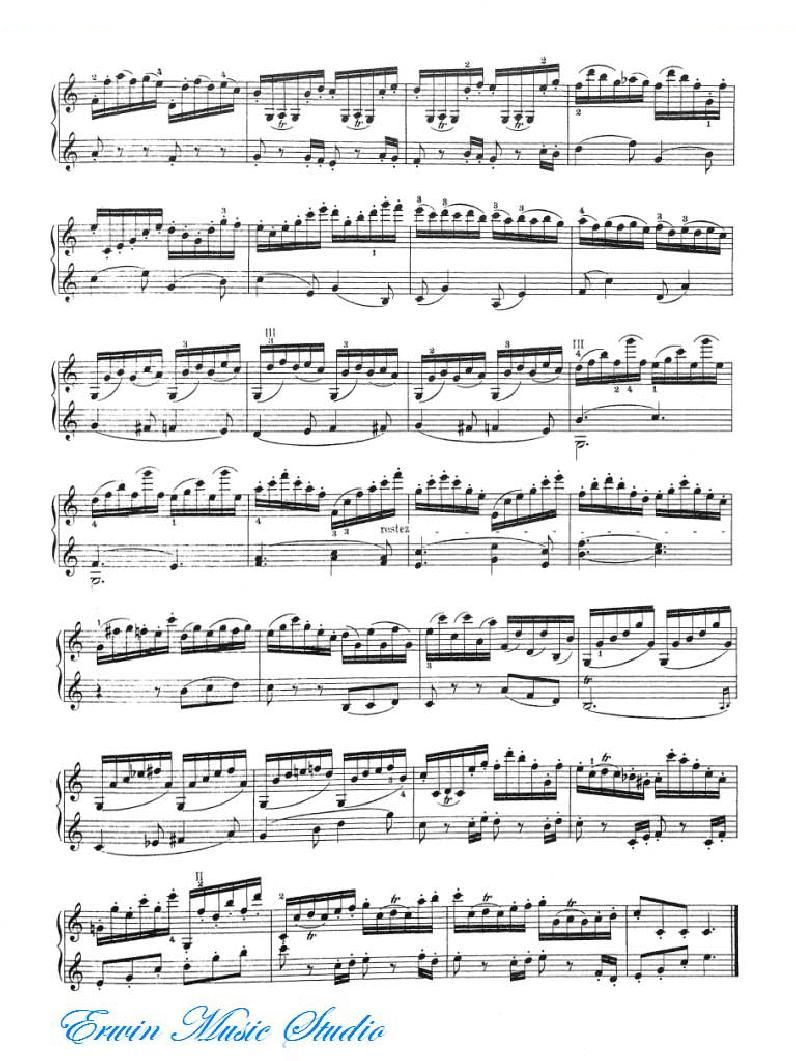 加维尼耶-24首隨想曲Pierre Gavinies 24 Caprices 13-16 提琴谱