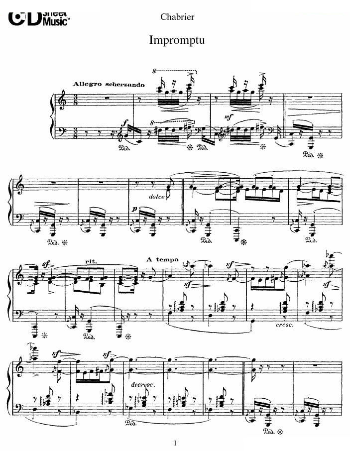 Chabrier - Impromptu Impromptu -
