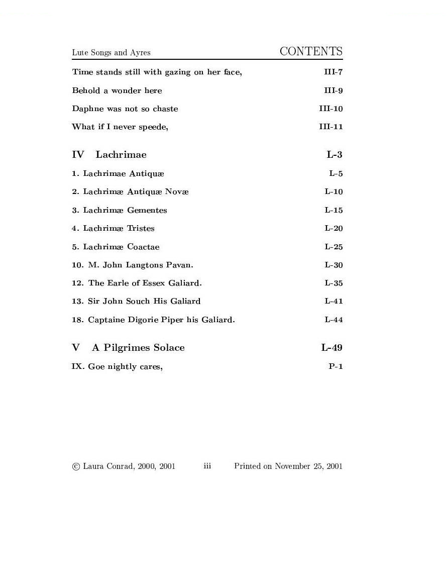 Dowland - Lute Music（一） Lute Music（一） -