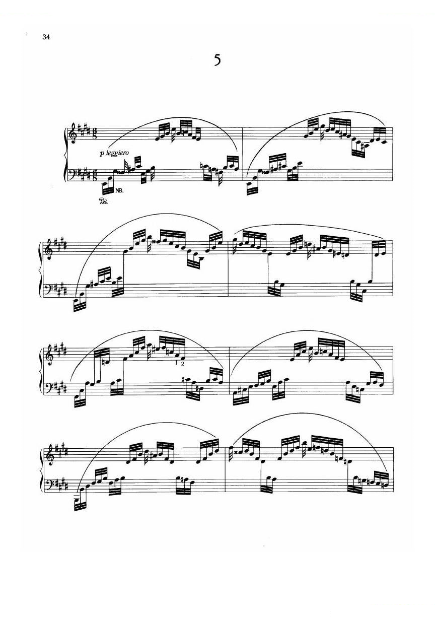 Dohnanyi_Etude Op.28 - 5 5 -